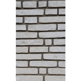 Kastello fehér 1 vágott tégla hatású falburkolat