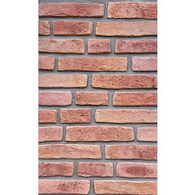 Kastello vegyes színű vágott tégla hatású falburkolat