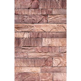 Kolostor barna 1 könnyűbeton falburkolat