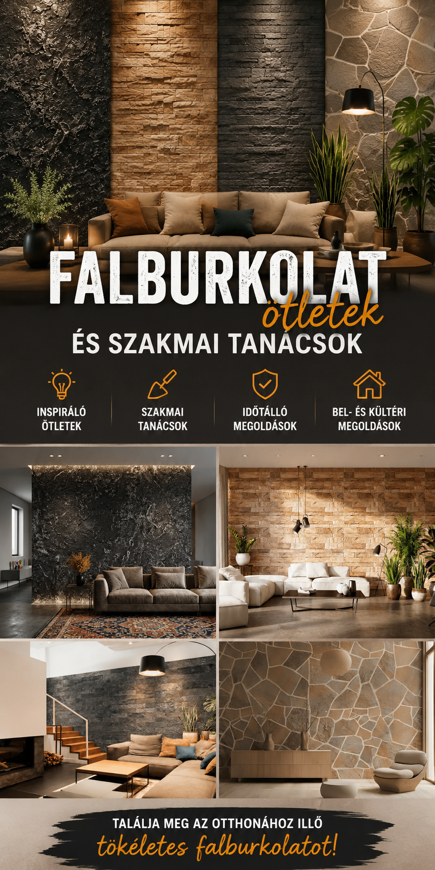 Falburkolat ötletek és szakmai tanácsok